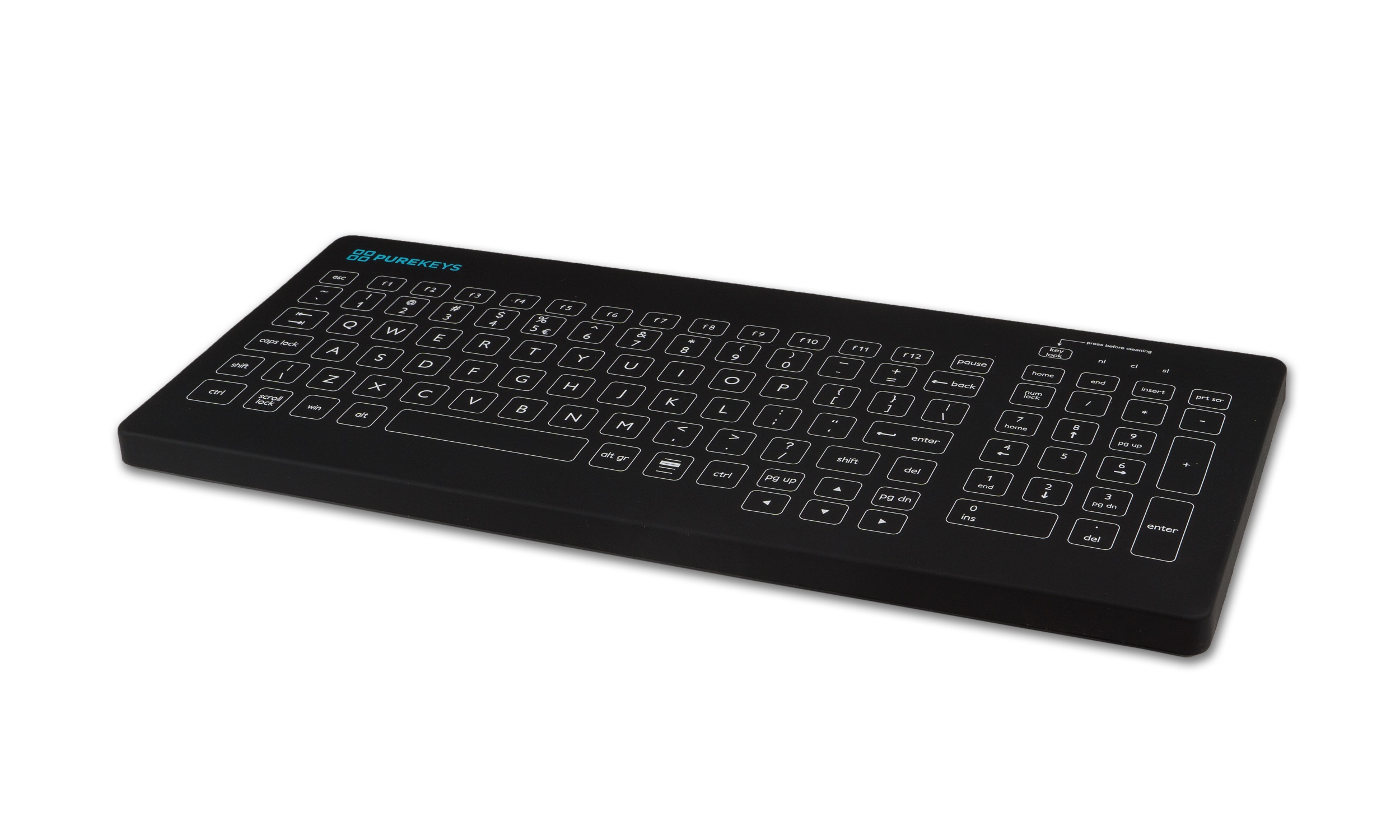 PureKeys Compact FA toetsenbord, zwart