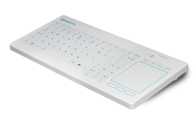 PureKeys Compact Touch toetsenbord, wit