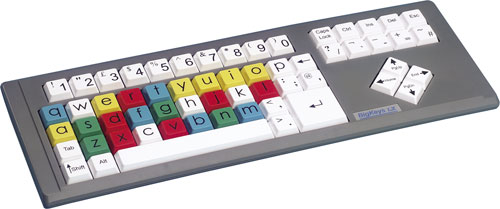 Grote Toetsen LX toetsenbord, color, QWERTY, kleine letters